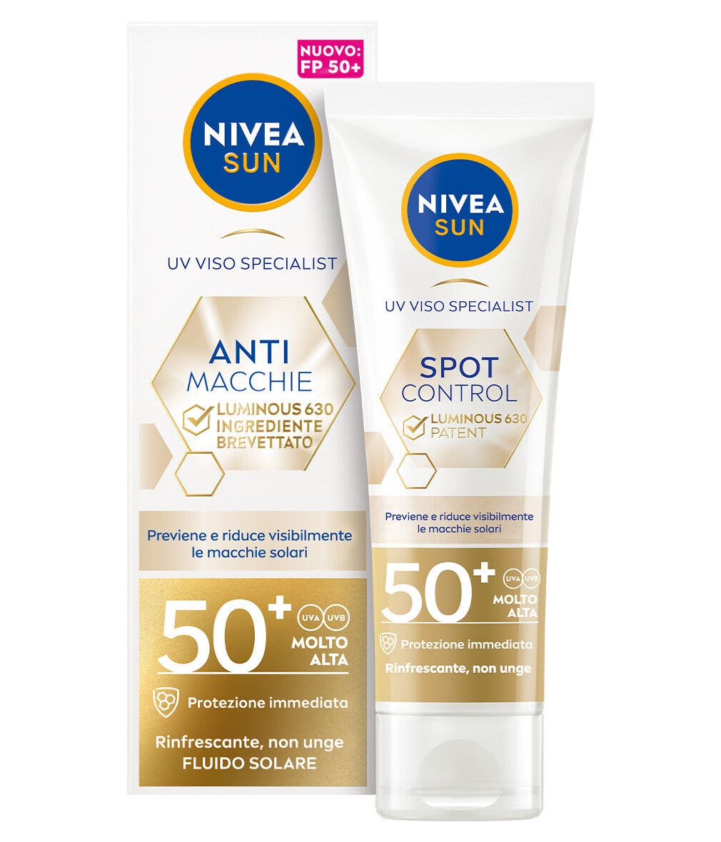 Nivea Sun Crema Viso Solare Anti-macchie Luminous630 Fp50+ 40ml Crema Solare Viso 50+ Anti-macchie