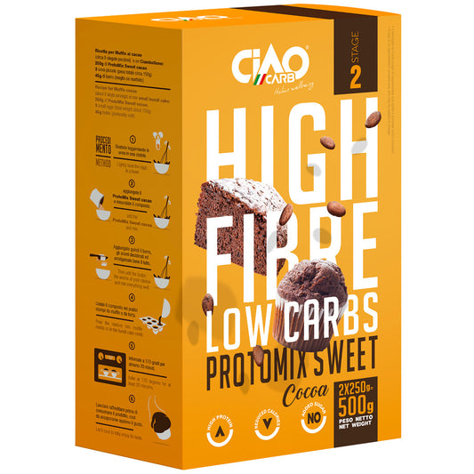 High Fibre Low Carbs Protomix Sweet (500g) Gusto: Cacao