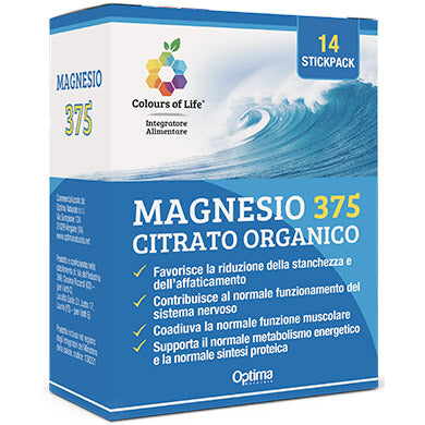 Magnesio 375 Citrato Organico (14 bustine)