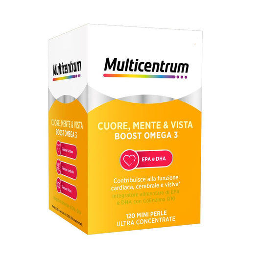 Multicentrum Cuore Mente E Vista Boost Omega3 120 Mini Perle