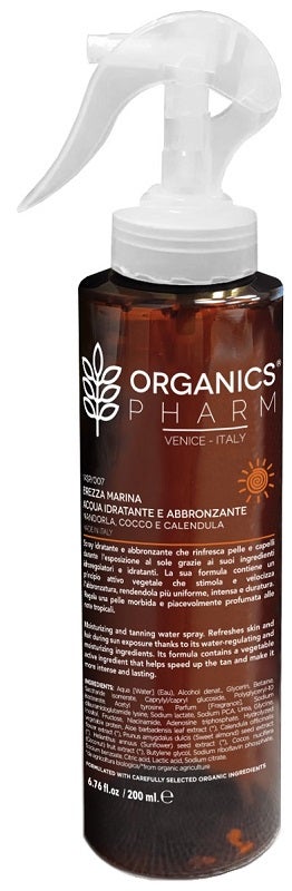 Organics Pharm Acqua Idratante Abbronzante 200ml