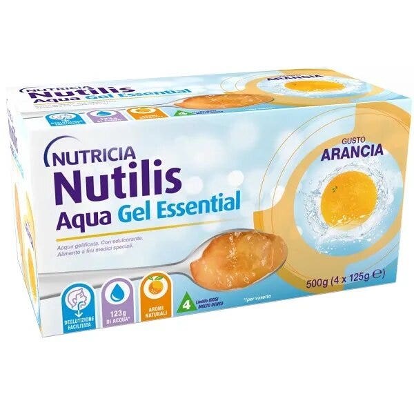 Nutricia Nutilis Aqua Essential Gel Arancia 4x125g