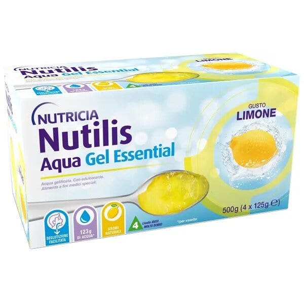 Nutricia Nutilis Aqua Essential Gel Limone 4x125g