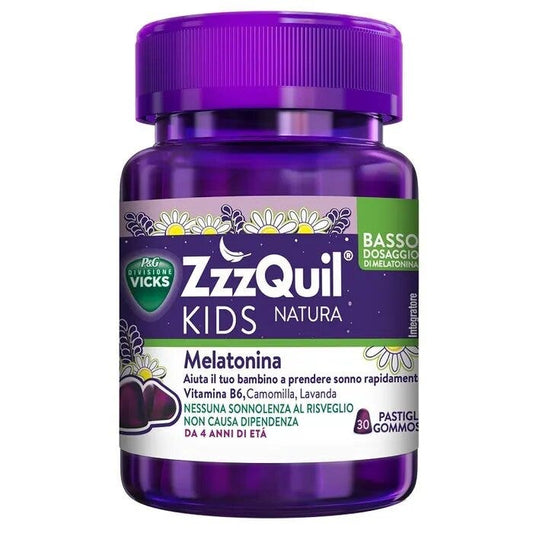 Vicks Zzzquil Kids Natura 30 Pastiglie Gommose