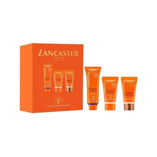 Lancaster Cofanetto Routine Solare Crema Viso SPF15 50ml+ Latte Corpo SPF30 50ml + Doposole 50ml