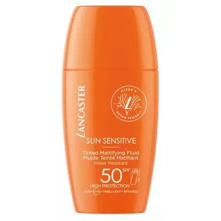 Lancaster Sun Sensitive Fluido Matt Colorato Viso 30ml SPF50