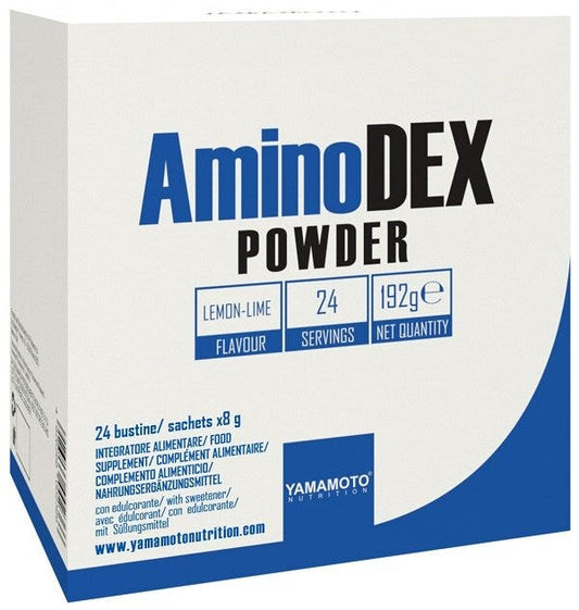 Yamamoto Nutrition AminoDEX Powder Gusto Limone e Lime 24 Bustine