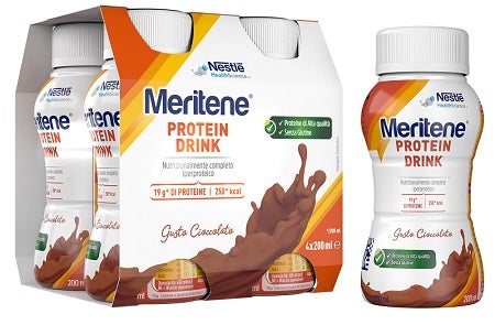 Meritene Drink Gusto Cioccolato 4 Pezzi Da 200ml