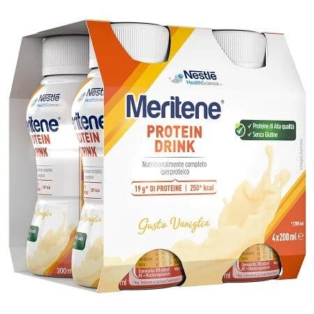 Meritene Drink Vaniglia 4 Pezzi Da 200ml