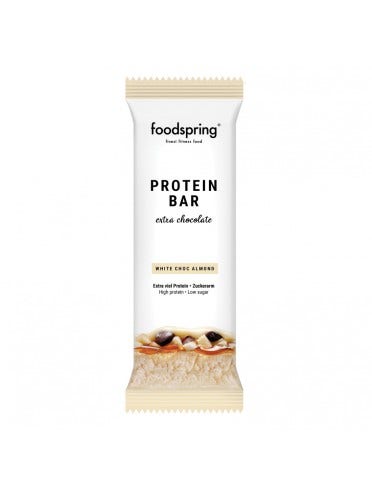 Foodspring Barretta Proteica Extra Cioccolato Bianco E Mandorle 45g