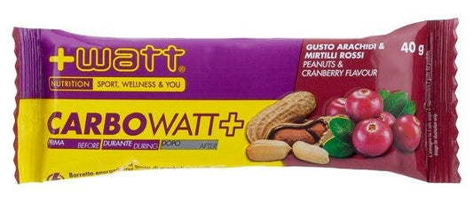 Carbowatt+ barretta arachidi mirtilli rossi