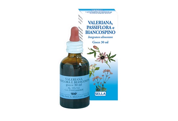 Valeriana Passiflora e Biancospino Gocce 30ml