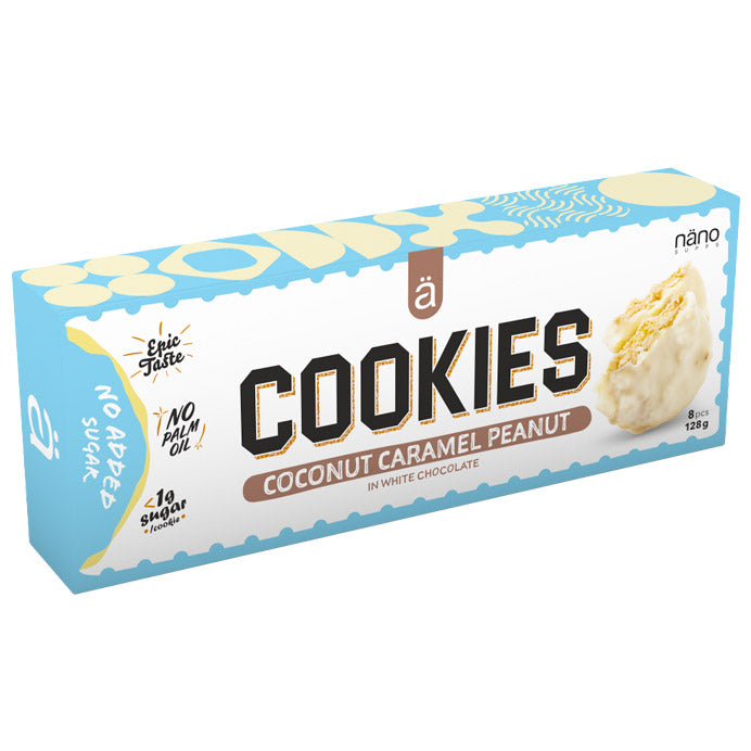 Protein Cookies (128g) Gusto: cocco caramello arachidi