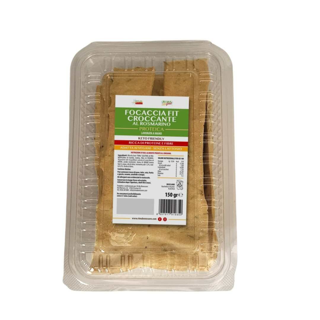 Ri.Ma Benessere Focaccia Fit Croccante Proteica Al Rosmarino 150g