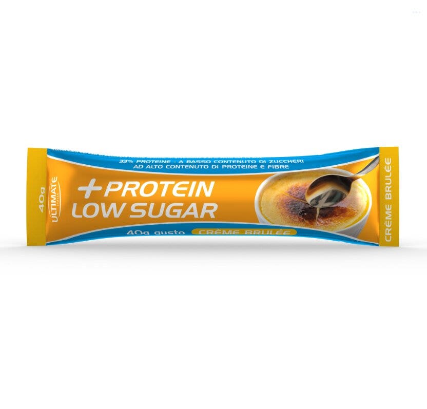 Ultimate + Protein Low Sugar Barretta Gusto Creme Brulèe 16 Pezzi