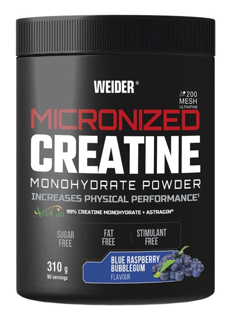 Weider Micronized Creatine Blue Raspberry Bubblegum Flavour 300g