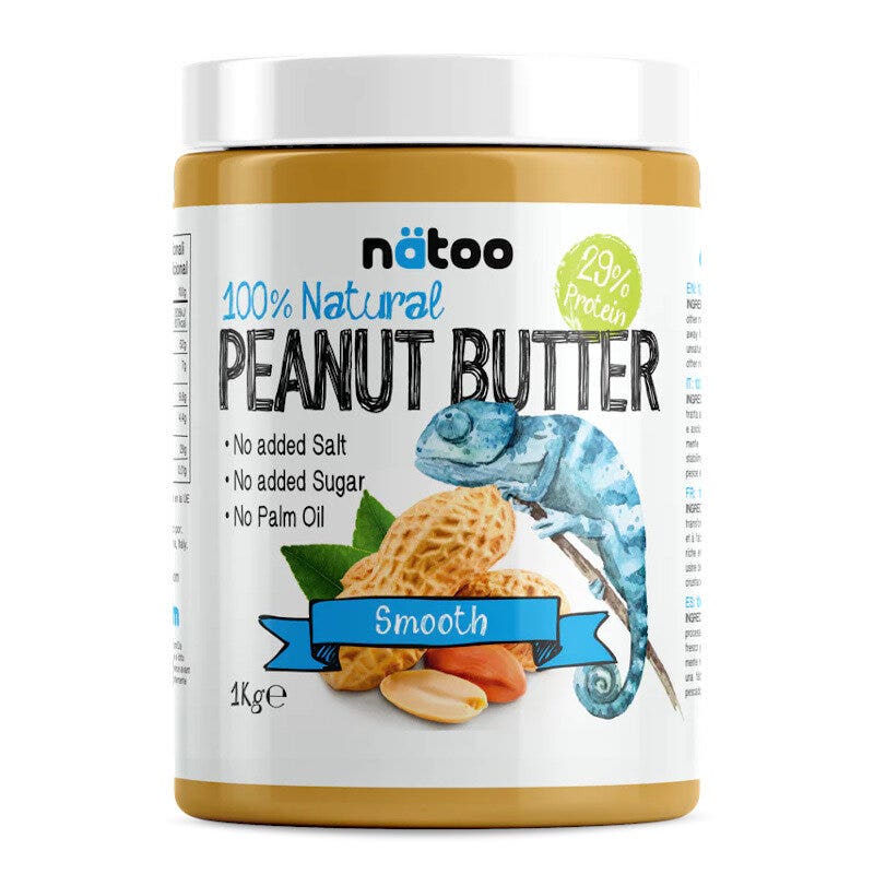 100% Natural Peanut Butter Smooth 1kg