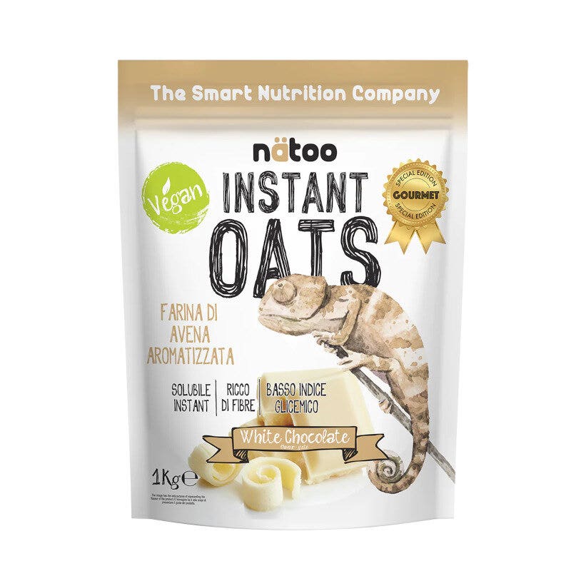 Instant Oats Farina D'Avena Aromatizzata Gusto Cioccolato Bianco 1kg