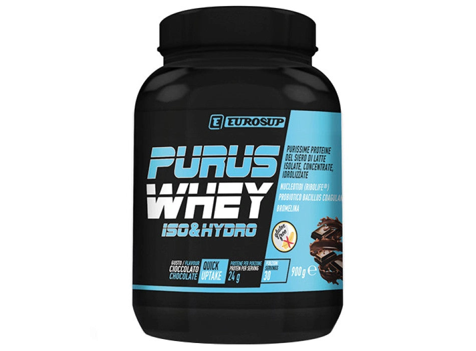 Purus Whey Iso & Hydro 900g Cioccolato