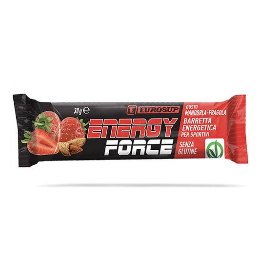 Eurosup Energy Force 20 Barrette Da 30g Gusto Mandorla E Fragola