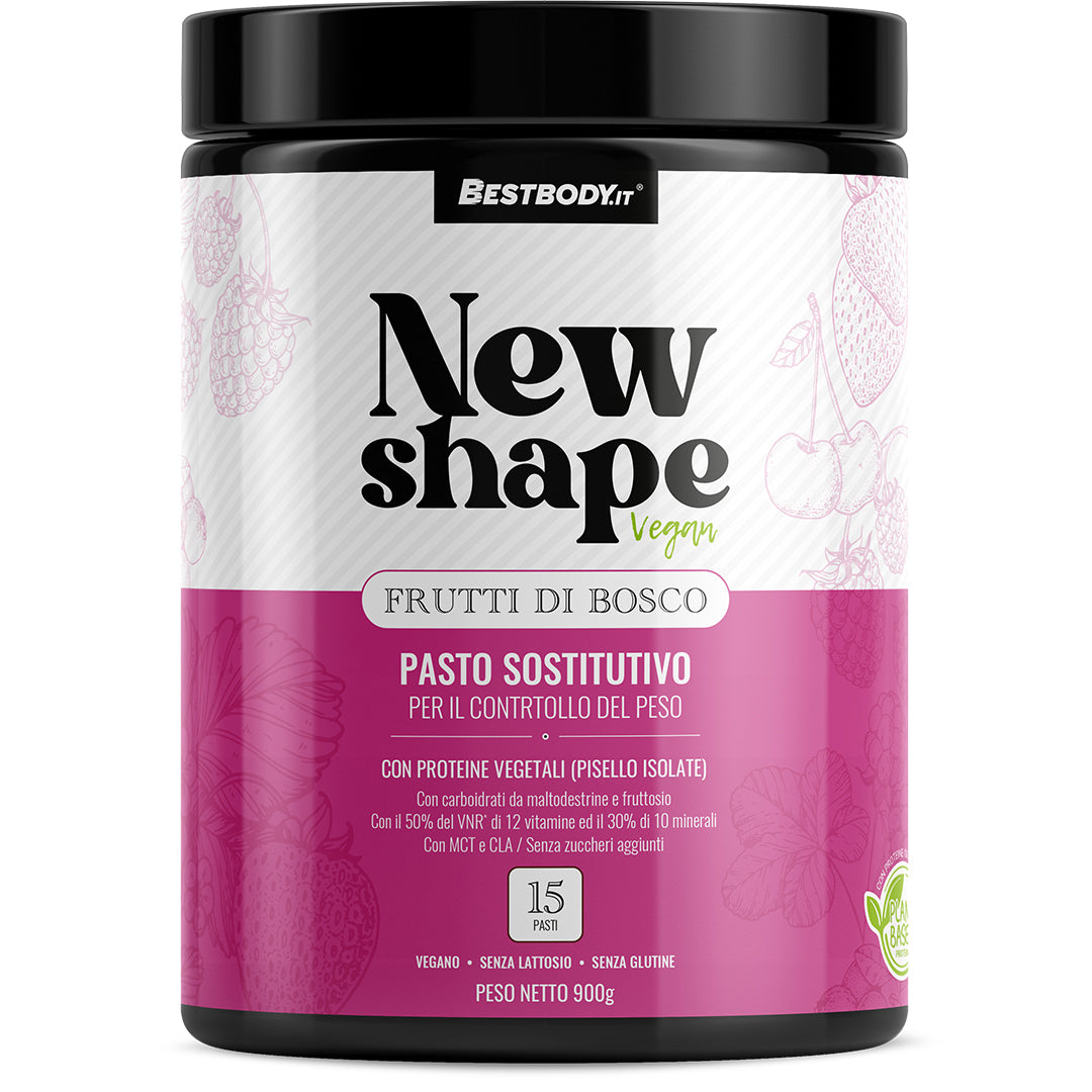 New Shape Veg Pasto Sostitutivo (900g) Gusto: Frutti di bosco