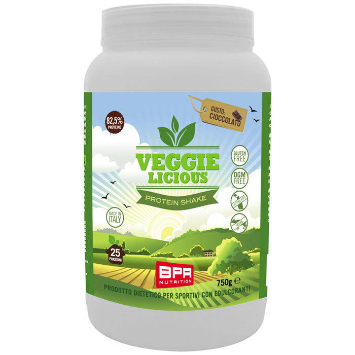 Veggie Licious Protein Shake (750g) Gusto: Cioccolato