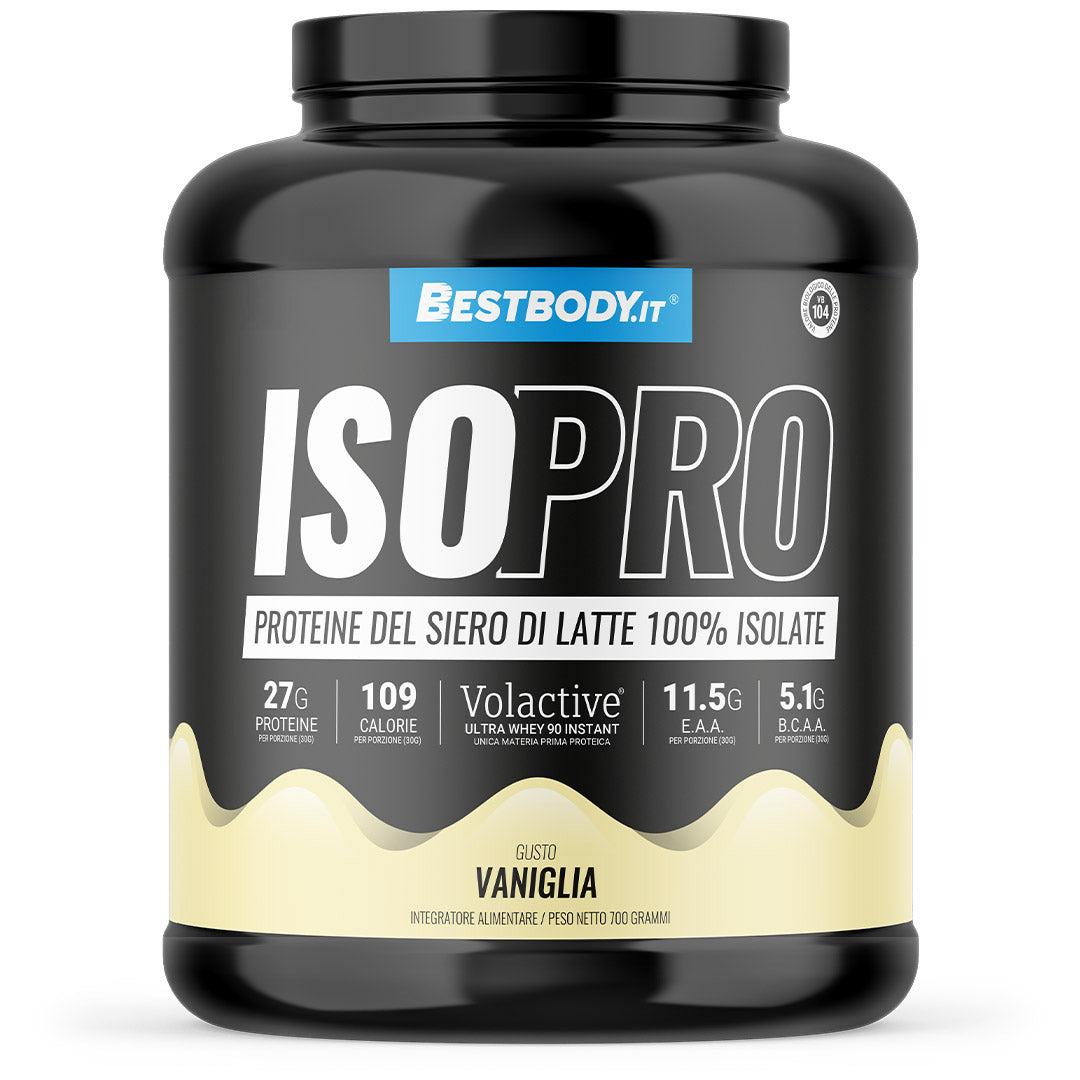 IsoPro 100% Isolate Volactive&#174; (700g) Gusto: Vaniglia