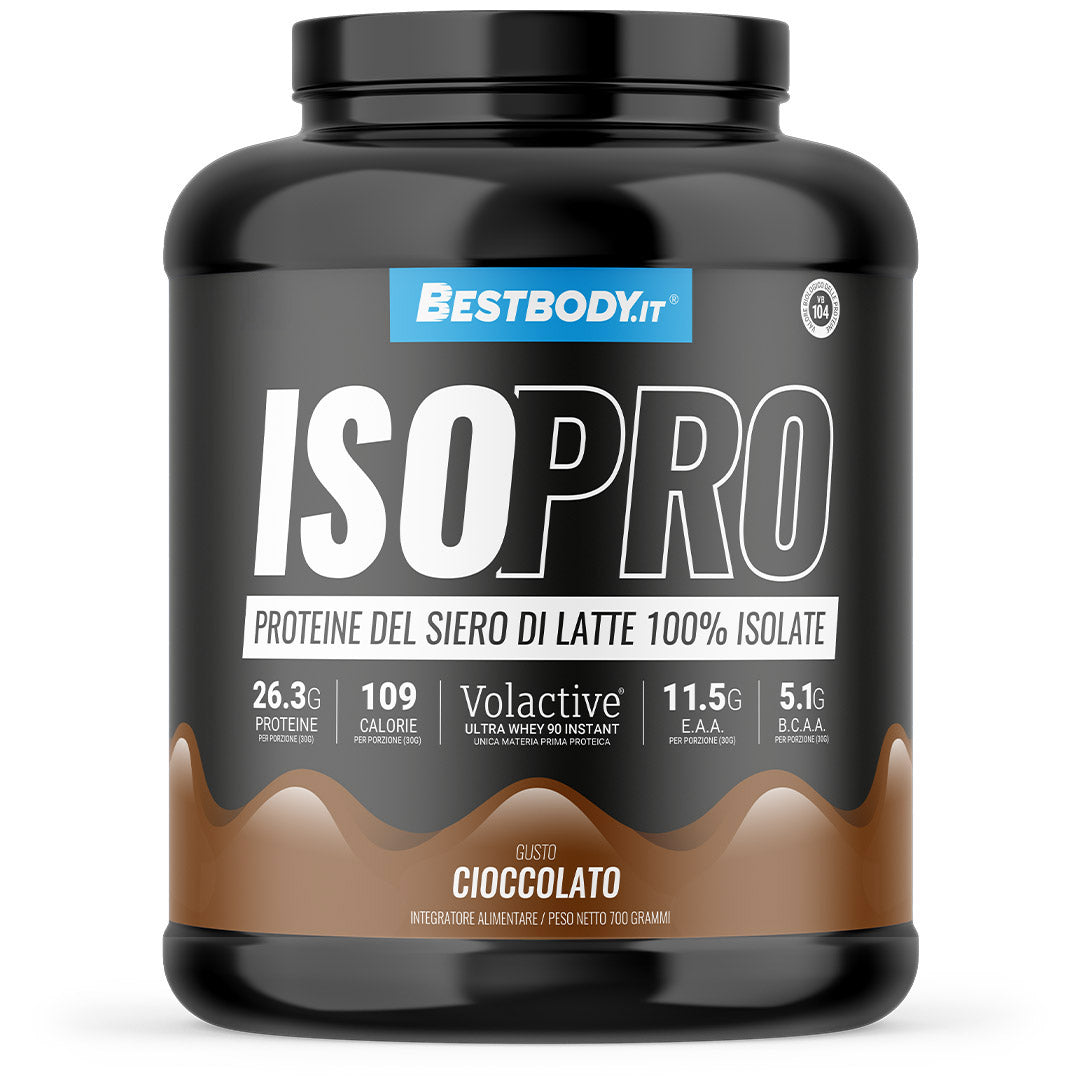 IsoPro 100% Isolate Volactive&#174; (700g) Gusto: Cioccolato