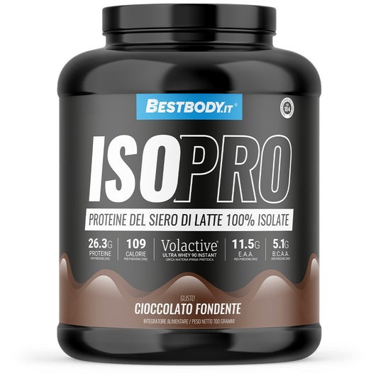 IsoPro 100% Isolate Volactive&#174; (700g) Gusto: Cioccolato fondente