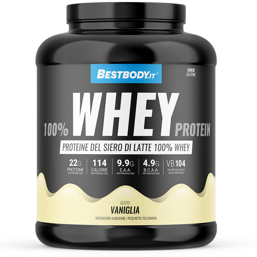 100% Whey Protein (700g) Gusto: Vaniglia