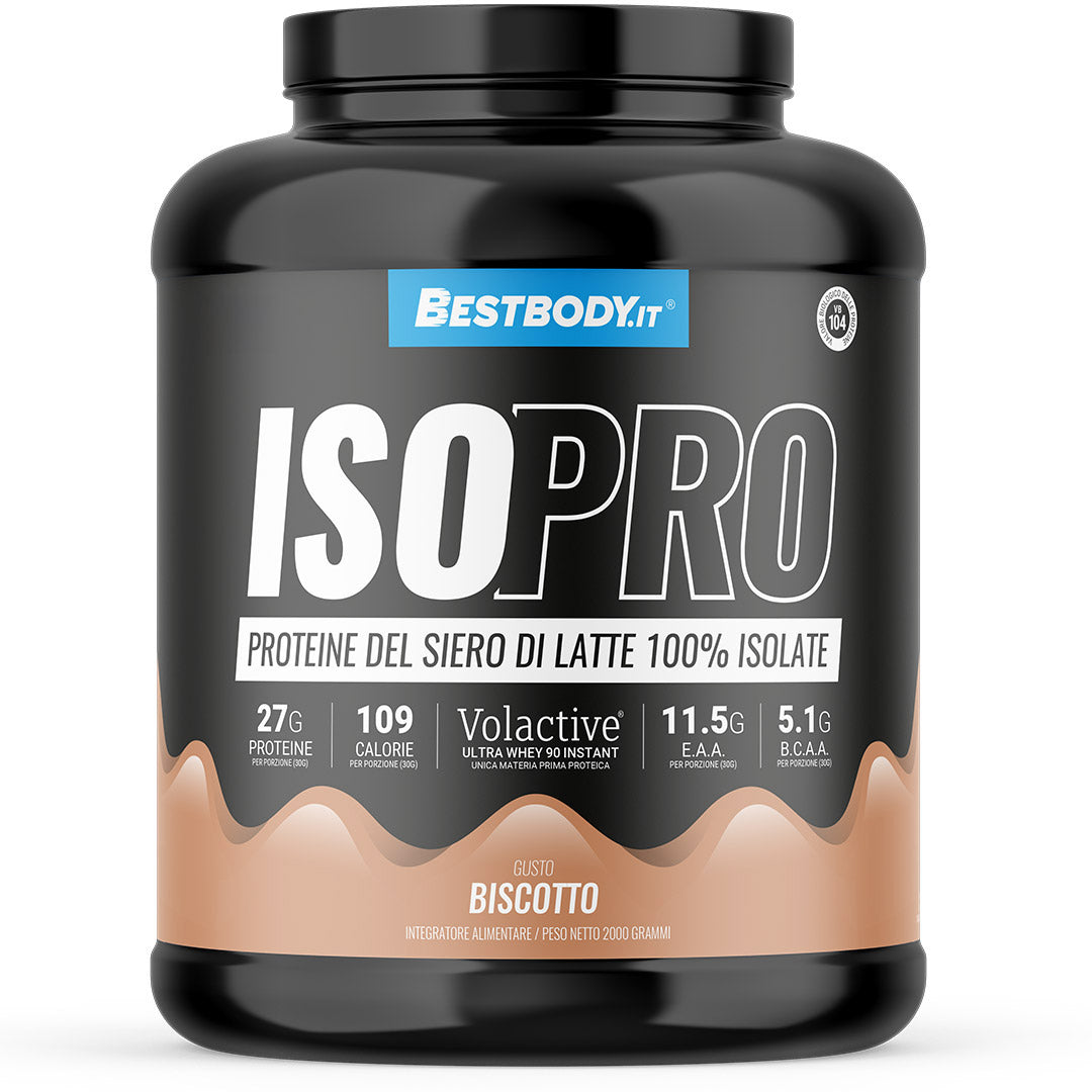 IsoPro 100% Isolate Volactive (2Kg) Gusto: Biscotto