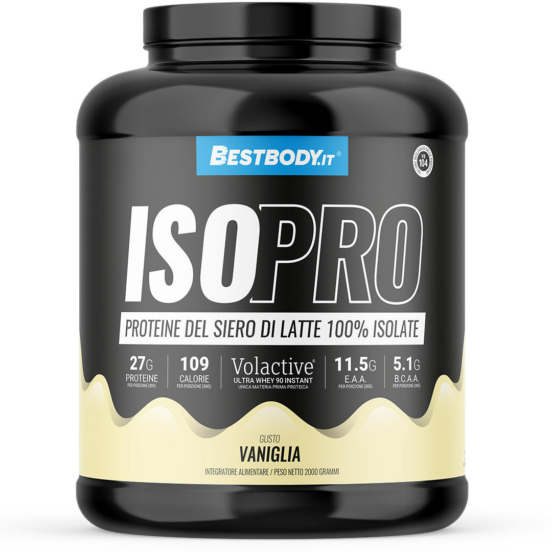 IsoPro 100% Isolate Volactive&#174; (2Kg) Gusto: Vaniglia