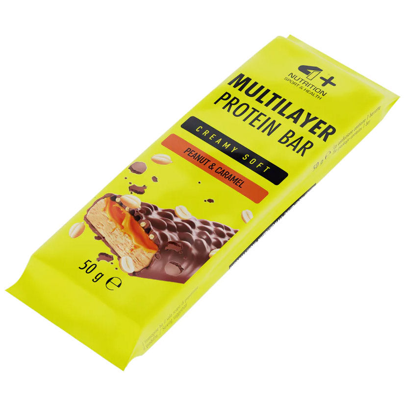 Multilayer Protein Bar (50g) Gusto: Arachidi Caramello