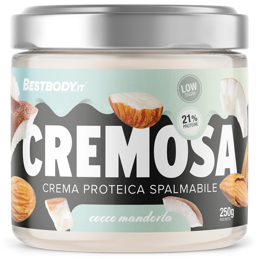 Cremosa  - Crema Proteica (250g) Gusto: Cocco Mandorla