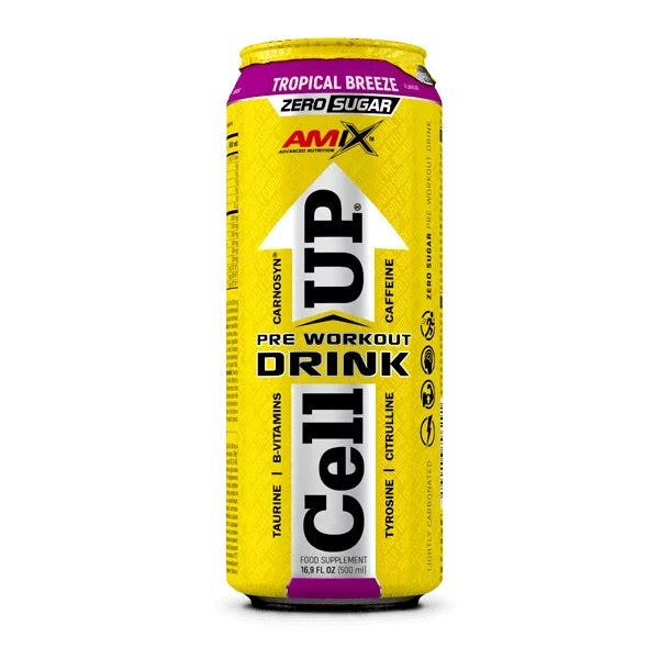 Amix CellUp Pre-Workout Drink Frutti Tropicali 500ml