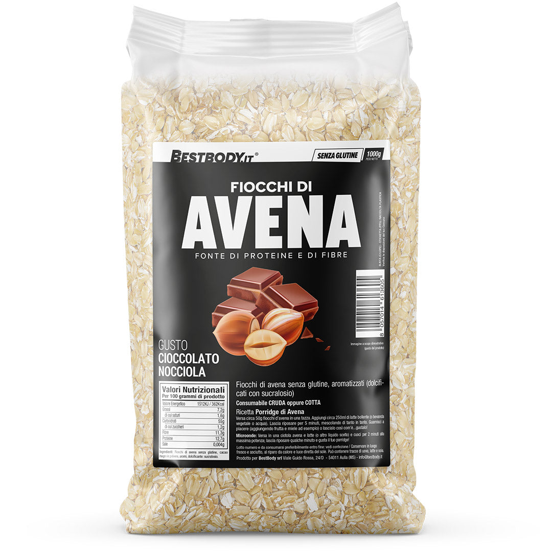 Fiocchi di Avena (1000g) Gusto: Cioccolato Nocciola