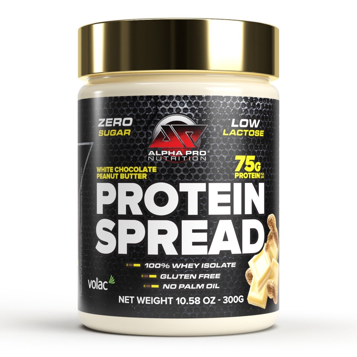 Alpha Pro Nutrition Protein Spread Bianco Peanut Butter 300g