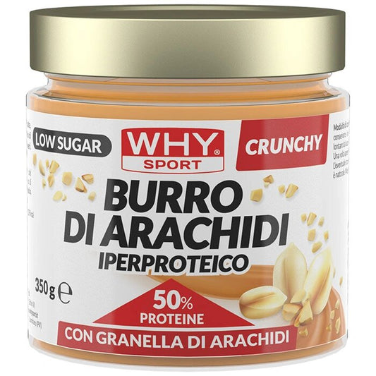 Burro di Arachidi Iperproteico (Crunchy) 350 g