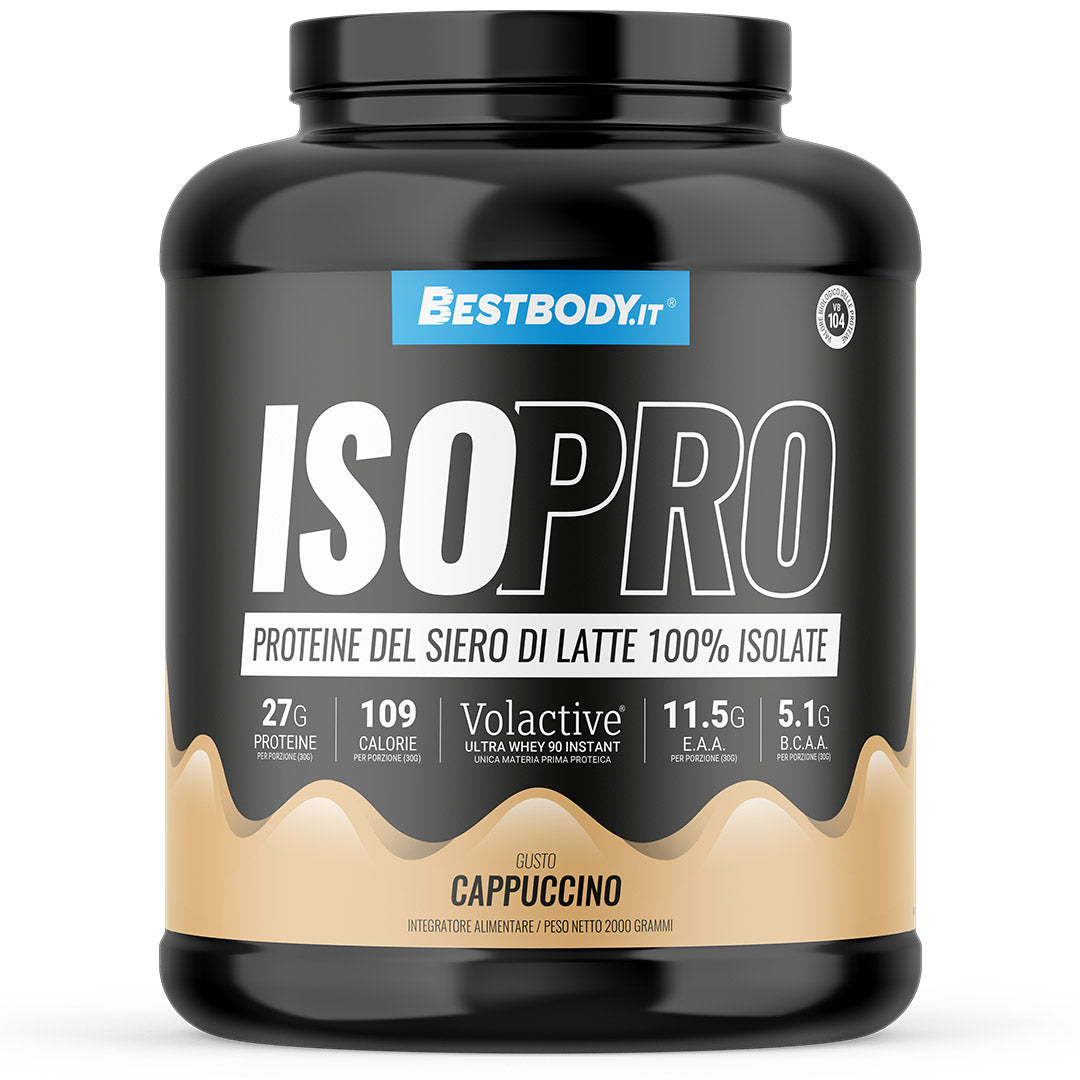 IsoPro 100% Isolate Volactive&#174; (2Kg) Gusto: Cappuccino