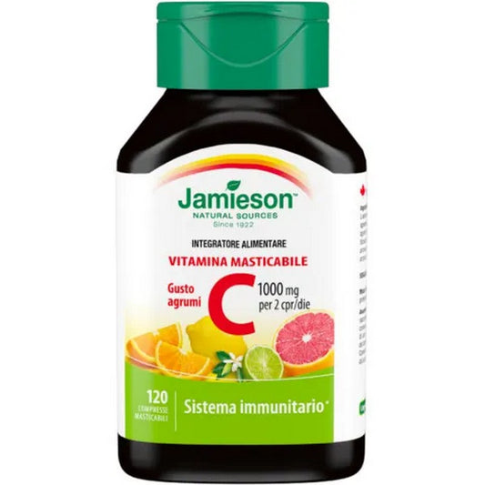 Vitamina C 1000 Masticabile Agrumi 120 cpr