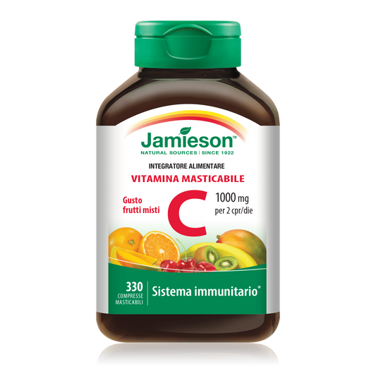 Vitamina C 1000 Masticabile Frutti Misti 330 cpr