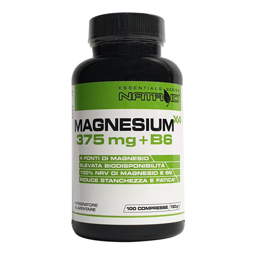 Magnesium X4 375 mg + B6 100 tav