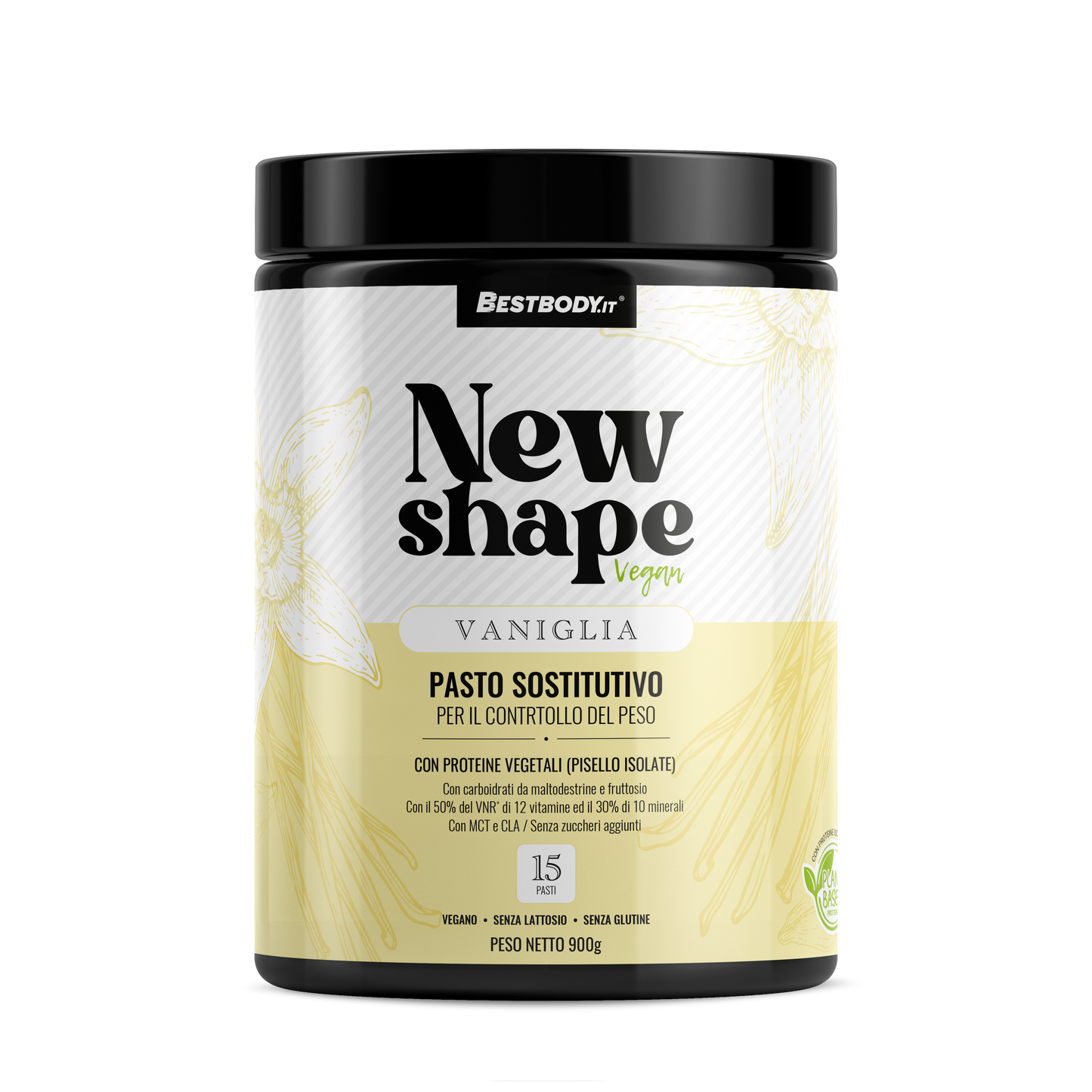 New Shape Veg Pasto Sostitutivo (900g) Gusto: Vaniglia