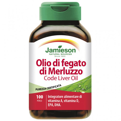 Olio di Fegato di Merluzzo 100 perle