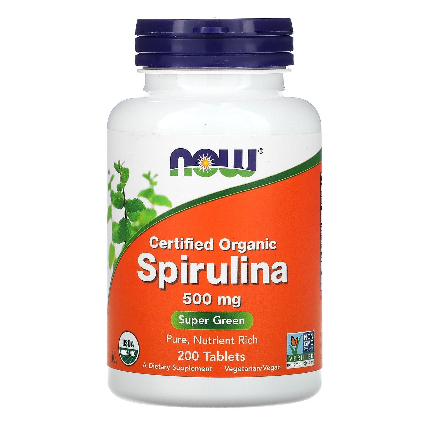 Spirulina 500 mg 200 cpr